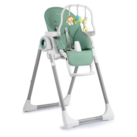Söögitool lauaga, lamamistool, belo green + mänguasjakaar