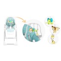 Söögitool lauaga, lamamistool, belo blue + mänguasjakaar