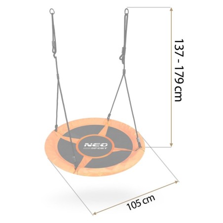 Pesakiik 100 cm, oranž