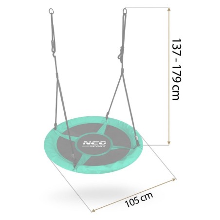 Pesakiik 100 cm, roheline