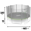Aiabatuut 465 cm, õuevõrk ja redel