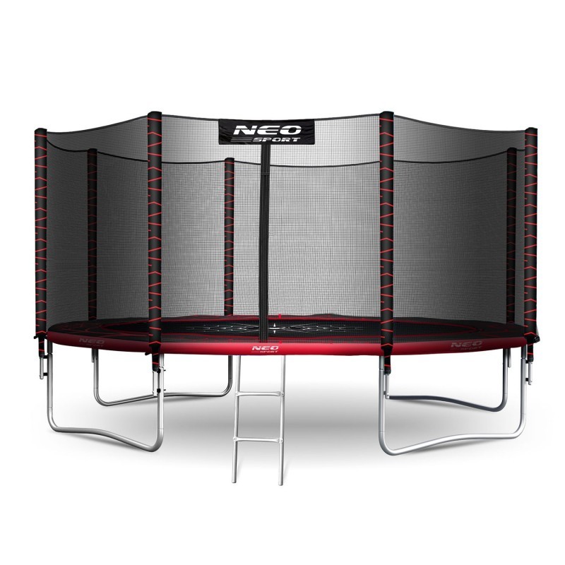 Aiabatuut 404 cm, ämblikuvõrgu mustriga, õuevõrgu ja metallredeliga