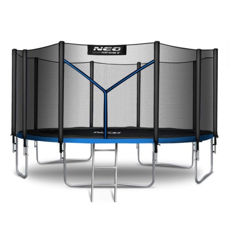 Aiabatuut 465 cm koos turvavõrgu ja redeliga, tsingitud terasraam, 150 kg