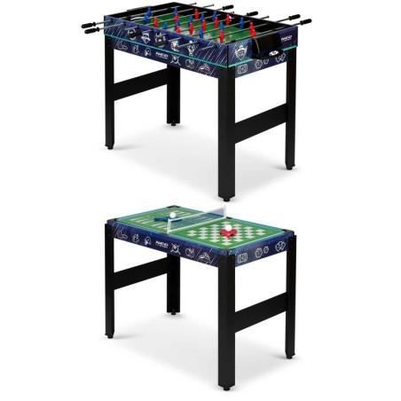 Mitme mänguga mängulaud 12in1 106x59x90 cm must