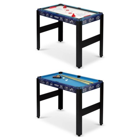 Mitme mänguga mängulaud 12in1 106x59x90 cm must