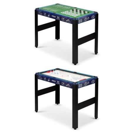 Mitme mänguga mängulaud 12in1 106x59x90 cm must