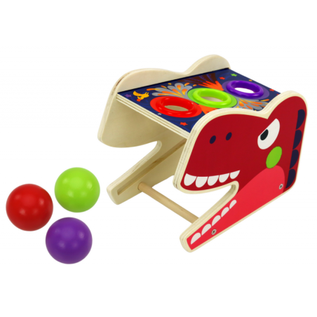 Dinosauruse mäng 2in1 puidust