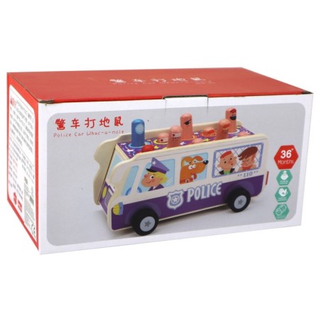 Puidust arkaadmäng Dodgeball Police Bus