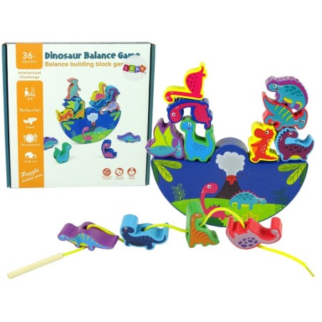 Puidust dinosauruste tasakaalumäng Dinosauruste arkaadmäng