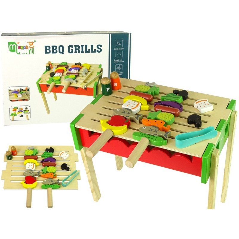 Puidust grill ja grillitarvikud