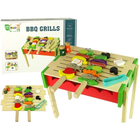 Puidust grill ja grillitarvikud