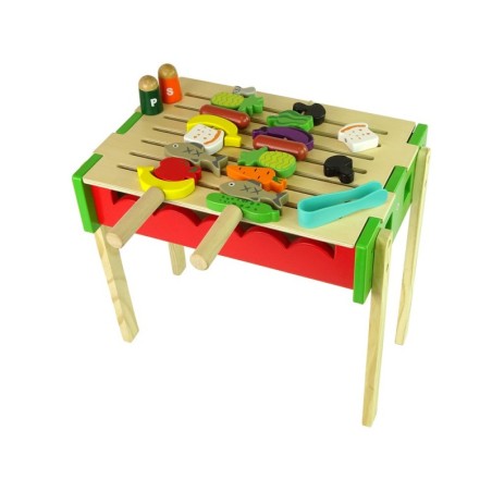 Puidust grill ja grillitarvikud