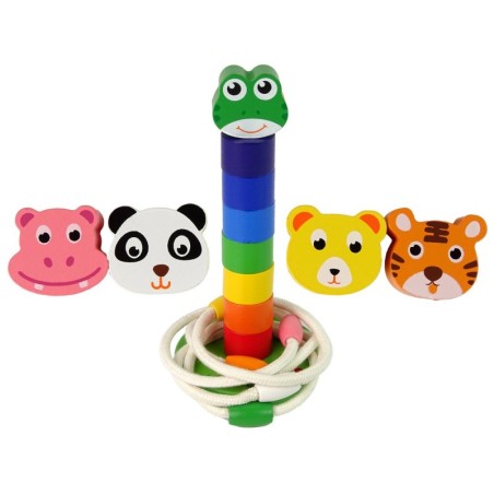 Puidust püramiid loomad