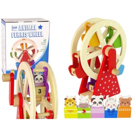 Pöörlevad puidust vaateratta figuurid