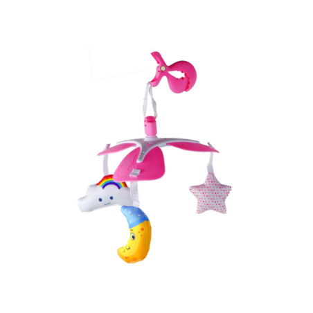 Beebivoodi karussell taevaklamber roosa