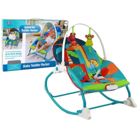 Bouncer Rocker 2in1 Laste kiik helid Vibratsioonid