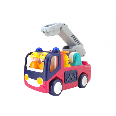 Hariduslik interaktiivne tuletõrjeauto väikelastele Heli valgustid