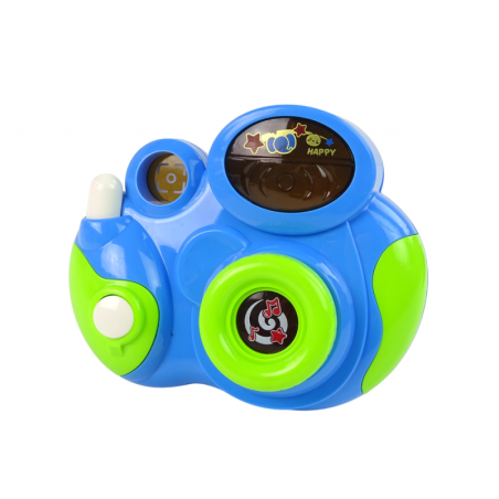 Interaktiivne fotokaamera teie lapsele Valguse ja helide meloodiad SININE VÄRV