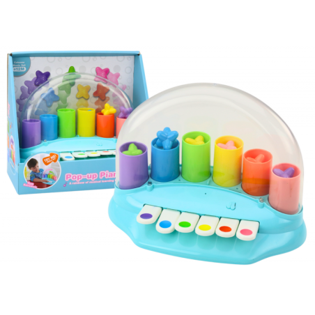 Interaktiivne klaver siniste hüpiktähtedega