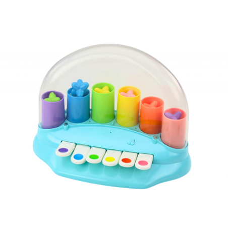 Interaktiivne klaver siniste hüpiktähtedega