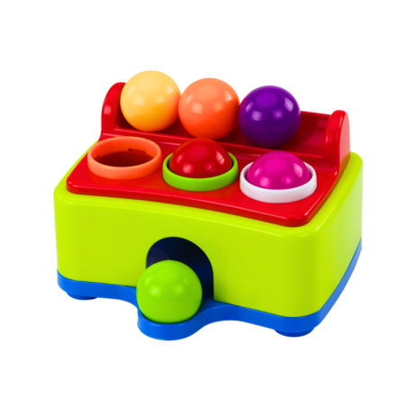 Interaktiivne mänguasi väikelastele, vasarpallid, värvilised