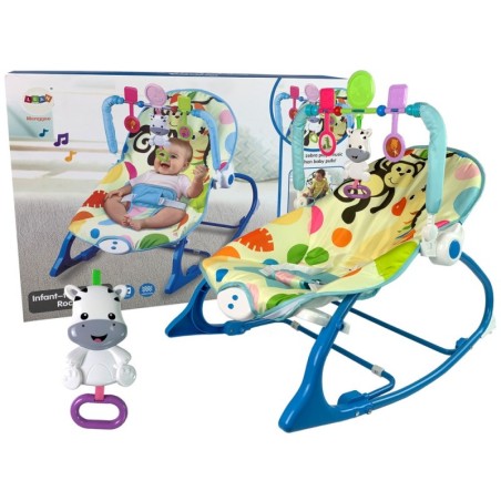 Kiiktool 2in1 Blue Zebra Sounds Vibration