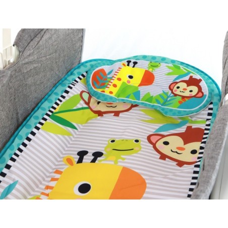 Multifunktsionaalne Bed Rocker 2in1 Lastematt Sounds Vibrations Grey