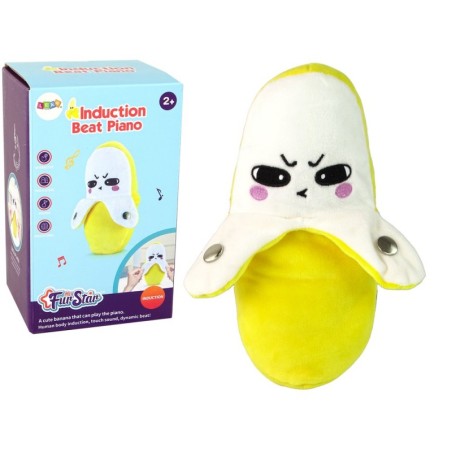 Plush Banana Interactive Music 22 cm Kollane