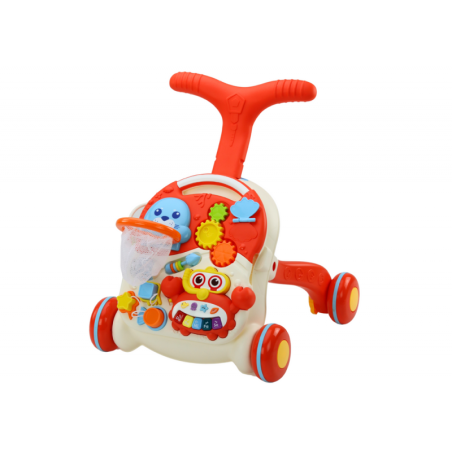 Push Toy interaktiivne õppelaud 2in1 punane