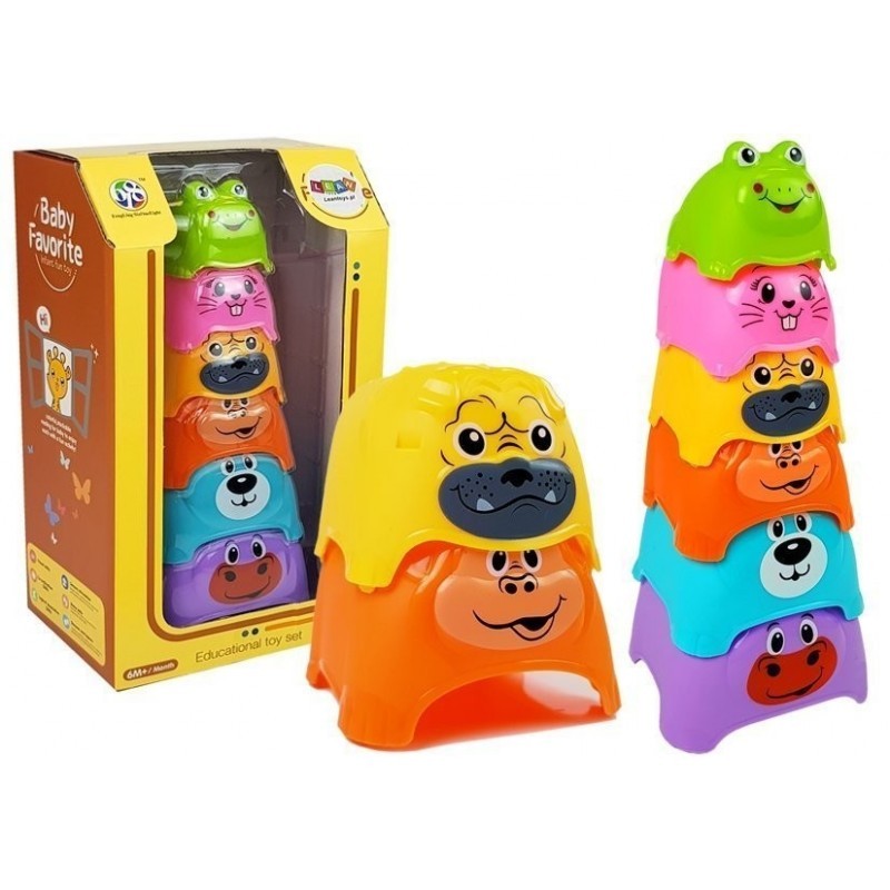 Püramiid beebile Animals Cups