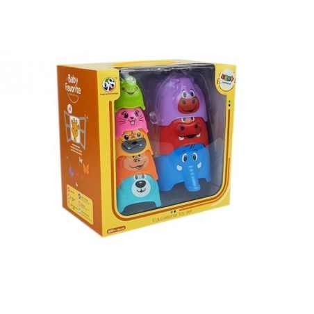 Püramiid beebile Animals Cups