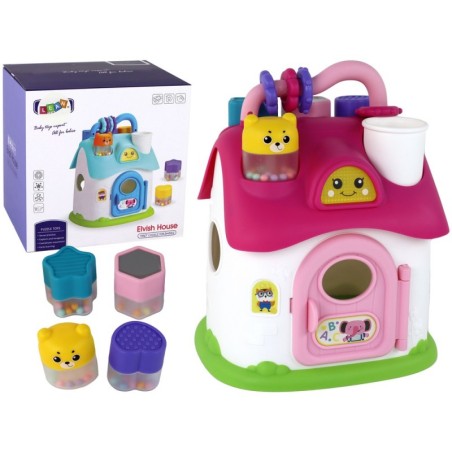 Sorter House'i interaktiivne roosa õpetlik pusle