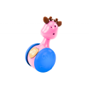 Wanka Wstanka Deer Beads Squeaker Pink