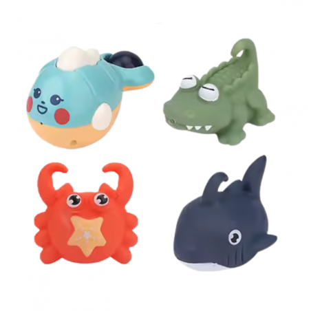 Krabide vannimänguasjade komplekt Sea Animals 12 tk