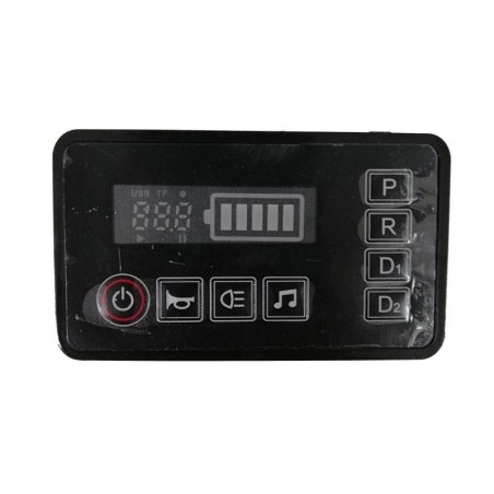 Muusikapaneel elektrilise sõiduauto jaoks