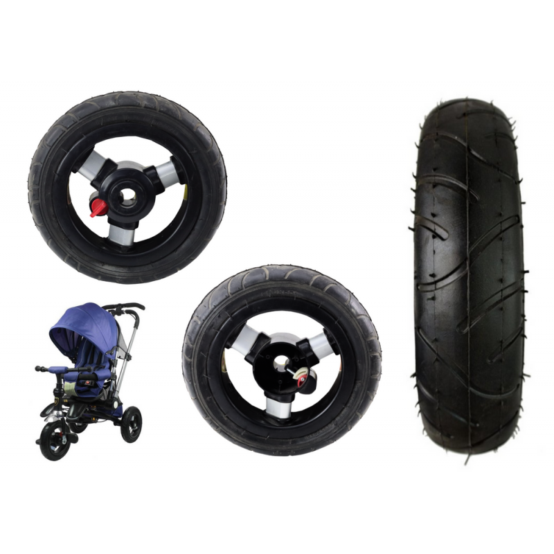 Plastist ratas kummirehviga (täispuhutav) PRO 700 ees