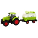 Suure rattahaagisega traktor Green Farm
