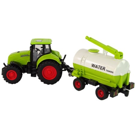 Suure rattahaagisega traktor Green Farm