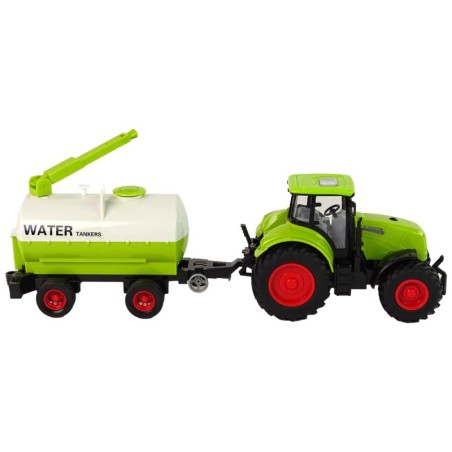 Suure rattahaagisega traktor Green Farm
