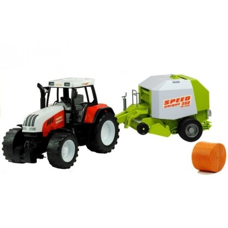 Hiiglaslik realistlik traktor haagisega 65 cm