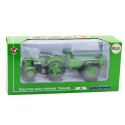 Metallist talutraktor Haagisega Green 1:18