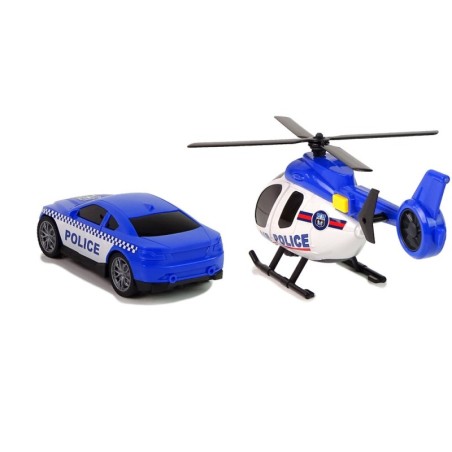 Politseiautode transpordikomplekti helikopteri helituled