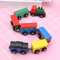Puidust rongid, vedurid, magnetikomplekt 12 tk