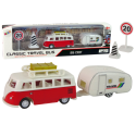 Punane buss matkahaagisega