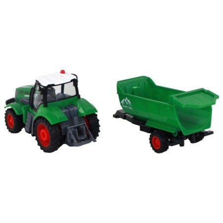 R/C traktor haagisega 1:24 Roheline