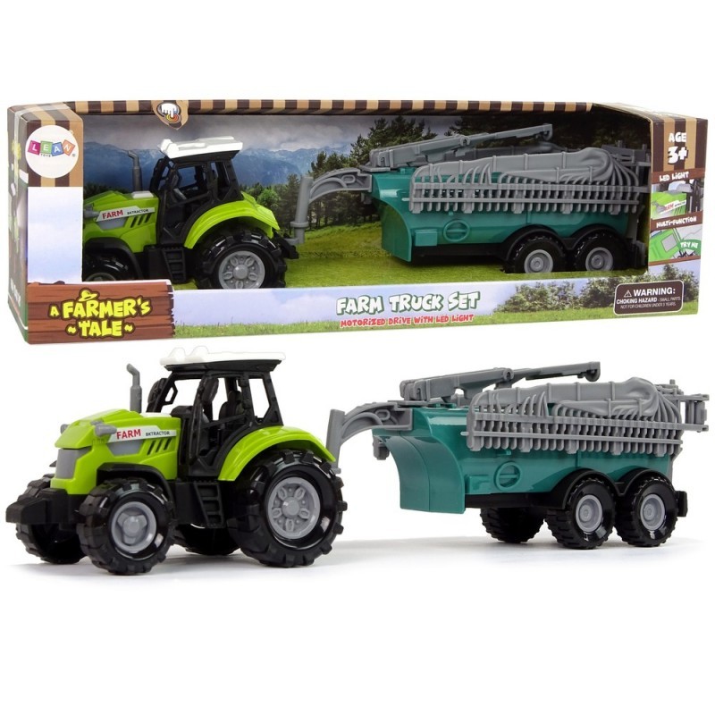 Talutraktor pihustiga Farm Sound Green