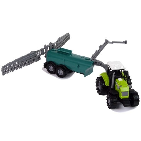 Talutraktor pihustiga Farm Sound Green