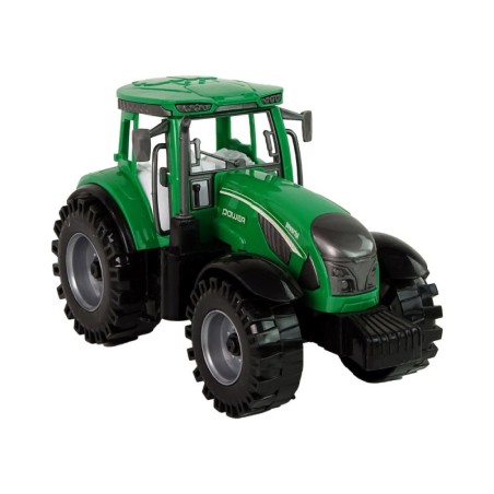 Roheline põllutraktor, külvimasin, hõõrdeajam