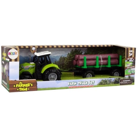 Roheline Traktori Haagis Palgid Wood Farm Sound