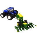 Sinine traktor pressiga